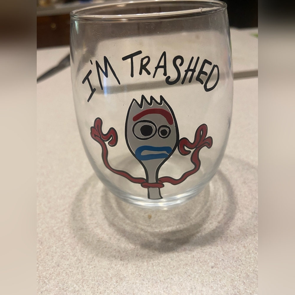 Toy Story Stemless Wine Glass